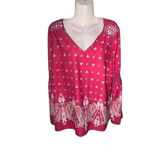 Bandana top New Direction 1X Blouse - Picture 1 of 10